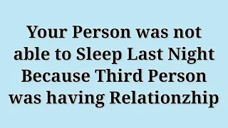 🛑 God Message Today | Your person was not able to sleep last night... #Godsays #God #Godmessage