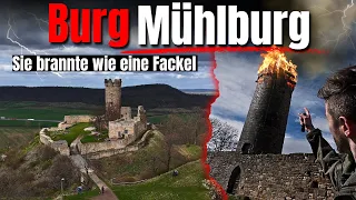 Blitzeinschlag - Die Drei Gleichen - Burg Mühlburg