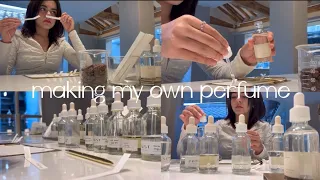 making my own perfume at proust scent - perfume making class in seoul