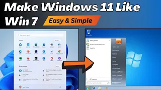 How to Make Windows 11/10 Look Like Windows 7 - (EASY & FREE)