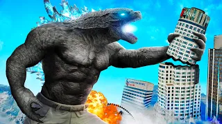 Becoming a HUMAN GODZILLA In GTA 5