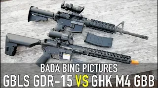 GBLS GDR-15 DAS vs GHK M4 GBB: AEG VS GBBR