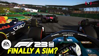 IS F1® 23 FINALLY A SIM? - Sim Racer's First Drive!