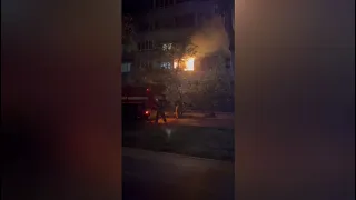Пожар в Волжском
