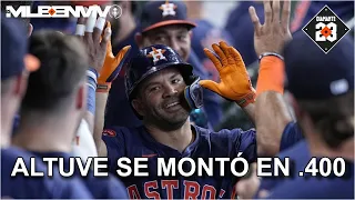 JOSÉ ALTUVE, LÍDER BATE en Grandes Ligas con .403. Ozzie Guillén al rescate de Chicago - MLB EN VIVO