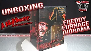 Unboxing A Nightmare On Elm Street Freddy Krueger Furnace Diorama By Neca