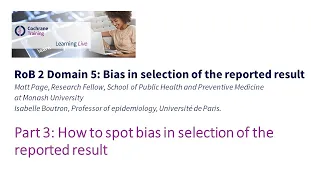 Part 3: How to spot bias in selection of the reported result