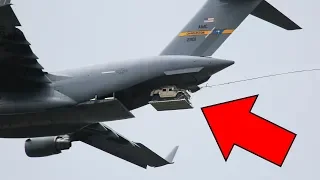 Aerial Delivery! Planes Airdrop Heavy Military Vehicles