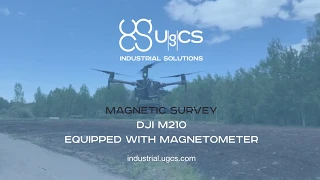 Magnetic survey with DJI M210 and SENSYS MagDrone R3 magnetometer