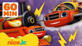 Blaze and the Monster Machines | Zug- und Flugzeugrettungsmissionen! | Eine Stunde | Nick Jr.