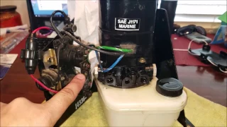 Mercruiser tilt trim NOT WORKING Fix and testing the pump