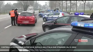 CONTROLLI STRAORDINARI INTERFORZE, ESPULSI DALL'ITALIA DUE STRANIERI | 04/11/2022