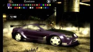 NFS MW Mercedes Benz SL 500 Tuning