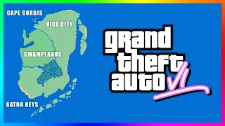 GTA 6 LEAKED MAP...Vice City Location, Multiple Islands, BIGGEST World Ever & MORE! (Real OR Fake?)