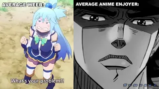 Average Weeb VS Average Anime Enjoyer