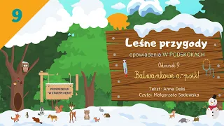 LEŚNE PRZYGODY - opowiadania W PODSKOKACH odc. 9 "Bałwankowe a-psik!" AUDIOBOOK  |  ZIMA