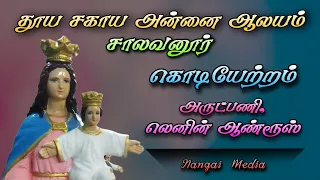 நங்காத்தூர் பங்கு || தூய சகாய அன்னை ஆலயம் || சாலவனூர் || கொடியேற்றம்#nangathur #salavanur