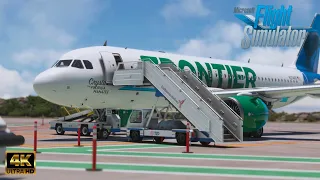 Frontier Airlines A320 Neo | San Juan ✈︎ St. Thomas | Microsoft Flight Simulator