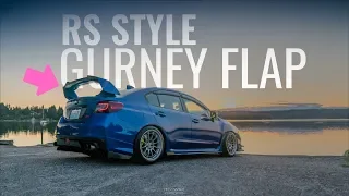 IT'S GROWING ONE ME...WRX STI RS STYLE GURNEY FLAP | 2019 SUBARU WRX STI