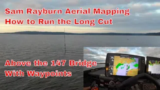 Sam Rayburn Aerial Mapping - Running up the Lake Above the 147 Bridge - Video 5 in the Series