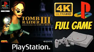 Tomb Raider 3: Adventures of Lara Croft | PS1 | 4K60ᶠᵖˢ🔴| 100% Longplay Walkthrough Full Movie Game