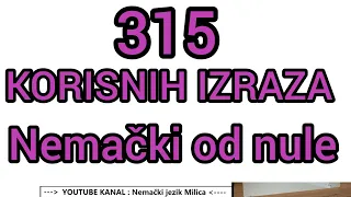 Nemački od nule / 315 KORISNIH IZRAZA / SLUŠAJTE SAT VREMENA NEMAČKI JEZIK