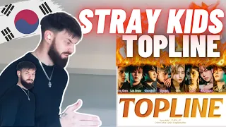TeddyGrey Reacts to Stray Kids - TOPLINE ft. Tiger JK | FIRST REACTION