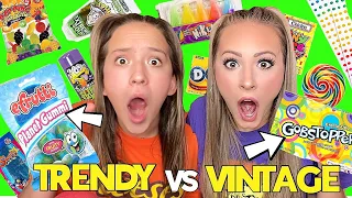 TRENDY VS VINTAGE HALLOWEEN CANDY 🍫🍬🍭