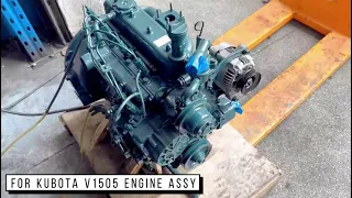 Start video: For Kubota V1505 Engine Assy