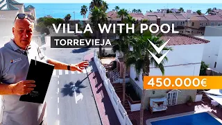 House in Spain 🌴 Fantastic independent villa with pool and sea view in  Torrevieja