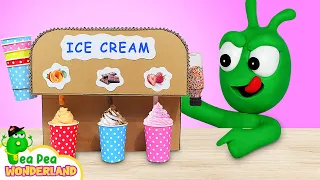 Pea Pea and the Ice cream vending machine | Pea Pea Wonderland - Cartoon for kids