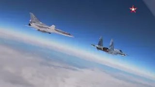 Tu-22M3 bombers conducted patrols in the sky over Belarus