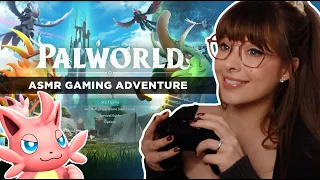 ASMR 🎮 Let's Play Palworld Together!!! 🌎  Whispered Gaming with XBOX Controller Button Clicks  ݁₊ ⊹