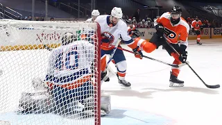 Varlamov shuts out the Flyers in Game 1