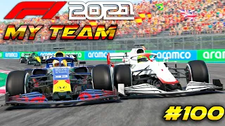 F1 2021 - MYTEAM T6 - MANO A MANO COM VERSTAPPEN - GP d ESPANHA - CAP 100