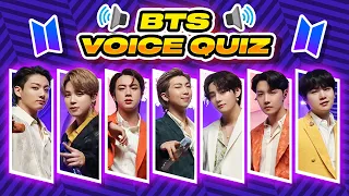 BTS VOICE QUIZ 🔊 ARE YOU AN ARMY? | BTS QUIZ 💜