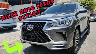 TOYOTA HILUX 2016 FRENTE LEXUS LX