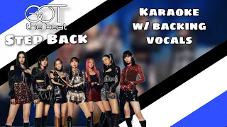 ‘Step Back’ - GOT [karaoke w/ backing vocals]