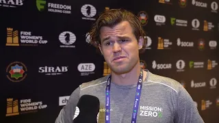 Magnus Carlsen: "He was finding a lot of resources and I started to get pretty nervous."