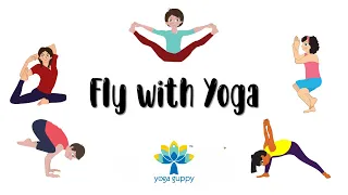 Easy Yoga Poses for Kids | Bird and Winged Creatures | The Yoga Guppy Asana Series