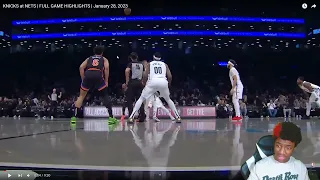 Brooklyn Nets vs New York Knicks Full Game Highlights Reaction