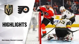 NHL Highlights | Golden Knights @ Flyers 10/21/19