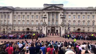 Buckingham Palace Guards changing GURKHAS