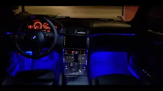 $30 EASY DIY RGB AMBIENT LIGHTING INSTALL FOR BMW (E46 INSTALLS)