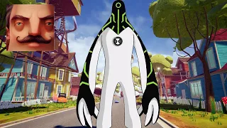 Hello Neighbor - My New Neighbor Ben Tennyson Ben 10 Upgrade Act 1 Gameplay Walkthrough