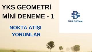 YKS GEOMETRİ Mini Deneme - 1