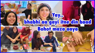 Bhabhi ke aane ki khushi & 2 Million celebration | made bhabhi’s fav food | ibrahim family | vlog