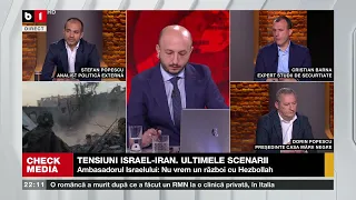 CHECK MEDIA. TENSIUNI ISRAEL -  IRAN  ULTIMELE SCENARII  P2/2