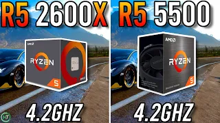 Ryzen 5 2600X vs Ryzen 5 5500 - Tested in 2023