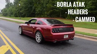 MEAN sounding 4.6 Mustang GT! Cammed with Borla exhaust and headers